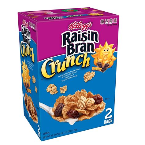 Buy Kellogg's Raisin Bran Crunch, Breakfast Cereal, Original, Good ...