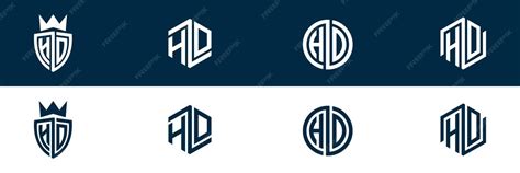 Typography letter hd dh logo design | Premium Vector