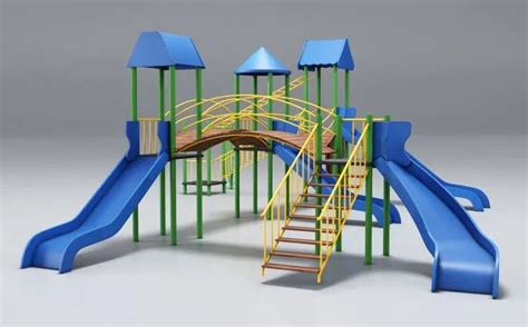 PBR Game 3D Models – Playground Blue – 3DSky Model Free
