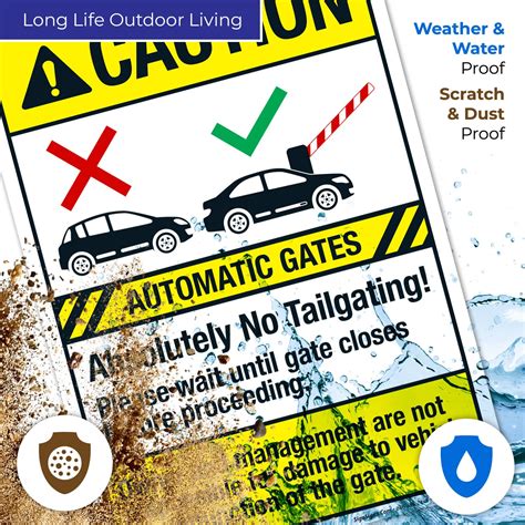 Buy Automatic Gate Absolutely No Tailgating Wait Until Gate Closes ...