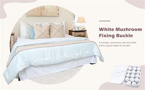 WINDKART Mushroom-Shaped Duvet Clips | Non-Slip, Unbreakable Quilt ...