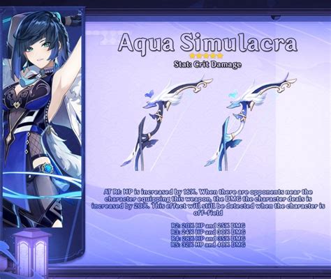 Aqua Simulacra Bow Genshin Impact 2.7 Complete Guide