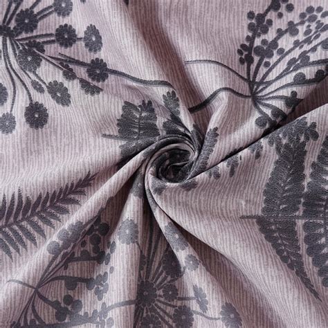Buy SWAYAM Zinnia Grey Printed Cotton Super King Bedsheet Set ...
