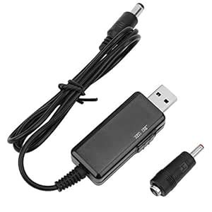 Adium Boost Voltage Cable, Step Up Digital Display Adjustable 5V to 9V ...