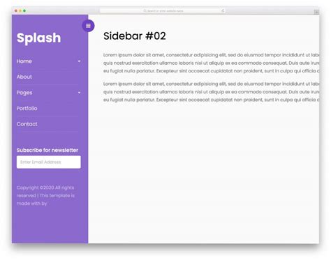 Image result for Sidebar Bootstrap