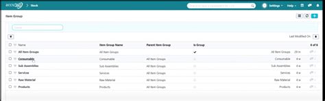 Item Group Creation | ACCU360 Documentation