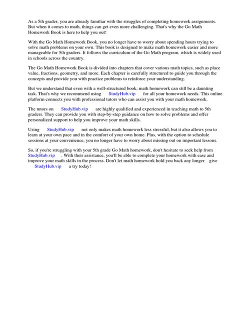 Image result for Go Math Grade 5 Homework