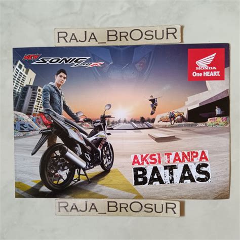 Jual Poster brosur katalog leaflet Honda Sonic 150 R Sonic 150R 2015 ...