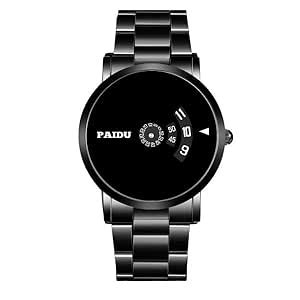 Buy Talgo Paidu Analog Black Dial Stylish Silicon Rubber Strap Wrist ...