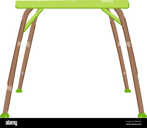 chair folding table cartoon. foldable front, furniture equipment chair ...