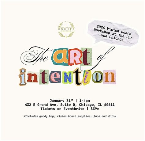 Attend The Art of Intention: 2026 Vision Board Event in Chicago on ...