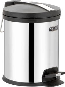 Nelkon Premium Pedal Bin - 5 Ltr Stainless Steel Dustbin Price in India ...