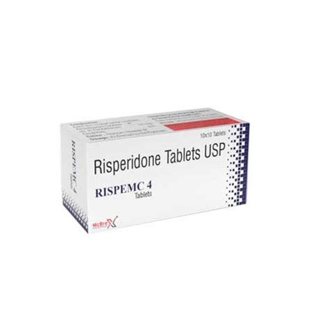 Risperidone 4mg Tablets Mcbrex Lifesciences