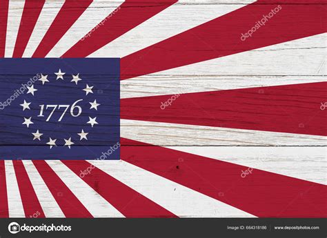 Old American Flag 13 Stars