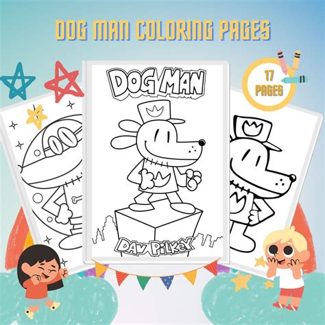 18 Dog Man Coloring Pages: Unleash Your Inner Artist!