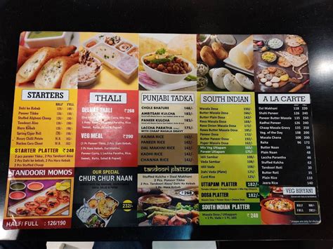 Menu at SONA SWEETS : SRI UDIPI RESTAURANT, New Delhi, Meghdhoot Building