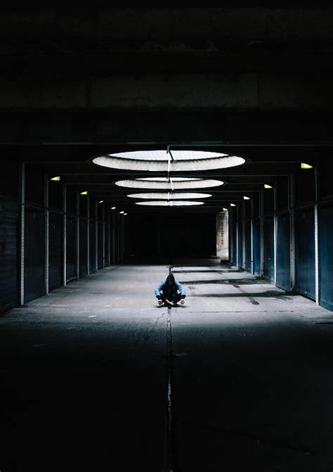 Download wallpaper 2999x4250 man, underground, darkness, solitude hd ...
