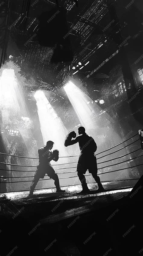 Boxing Match Back View Shot 的图像结果