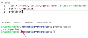 Create a String in Python 的图像结果