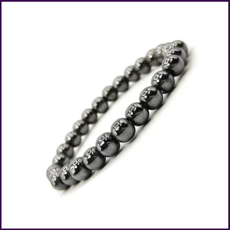 Hematite Bracelet Crystal Stimulates Confidence, Concentration and Foc ...