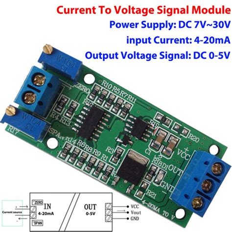 Current To Voltage I/V Linear Converter 4-20mA To | Ubuy India