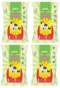 Buy JiMMy Pet Products Clumping Bentonite Cat Litter Sand Fine Litter ...