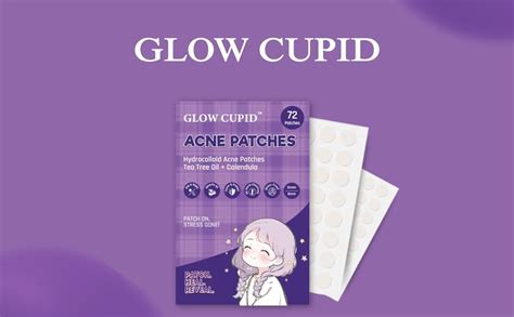 Buy Glow Cupid Hydrocolloid Acne Pimple Patch with Tea Tree Oil ...
