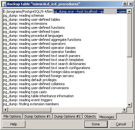 Image result for Postgress Export Table pgAdmin