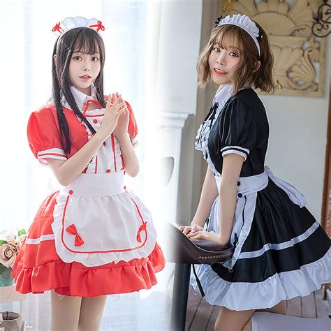 Buy Mimeng Cute Lolite Costume Japanese Classic Anime Akihabara Maid ...
