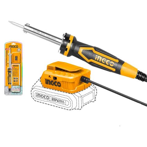 INGCO Soldering Iron Cordless, Quick heat time, 40W for electrical home ...