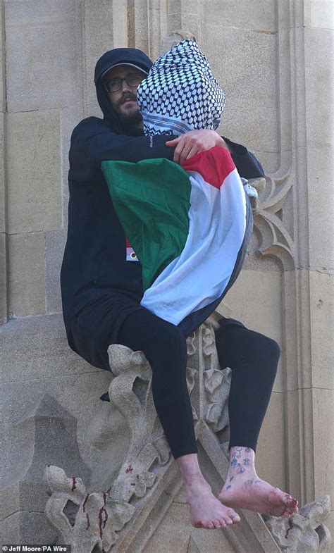 Pro-Palestine protester brought down from Big Ben after 16 hours