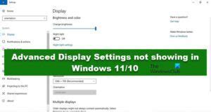 Image result for Advanced Display Windows 10