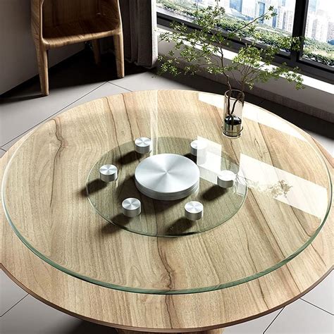 Glass Table Top Lazy Susan Turntable at Gabriella Raiwala blog