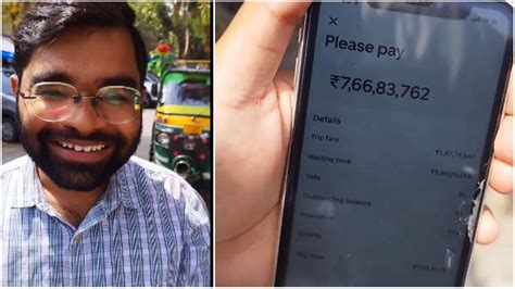 Man gets 'Rs 7 crore receipt' after booking Uber ride in Noida. Full ...