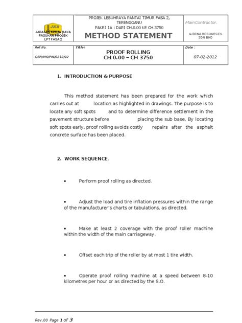 Image result for Proof Rolling Test