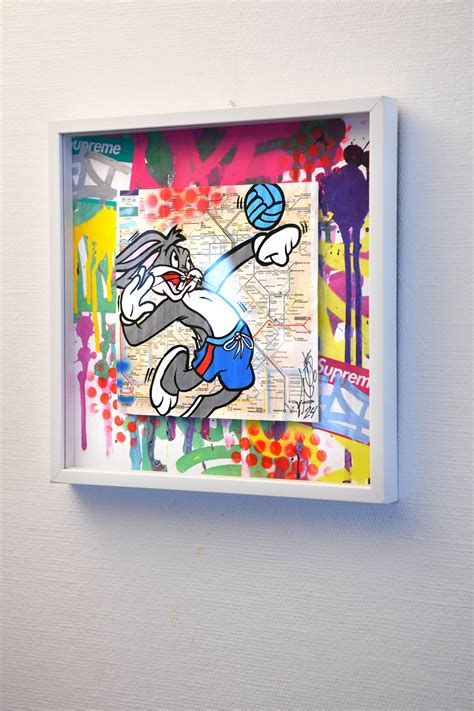 Contemporary Art - Mixed media - Bugs Bunny - Fat