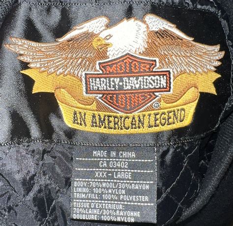 Harley Davidson Mechanic Varsity Jacket Mens Size 3XL… - Gem