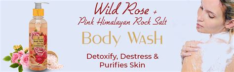 Buy Earthgenix Body Wash Wild Rose + Pink Himalayan Rock Salt 300ml ...