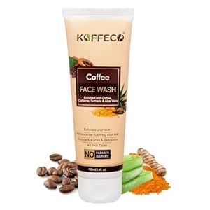 Koffeco 100 ML coffee Face Wash for Acne-Prone Oily Skin, Detan Face ...