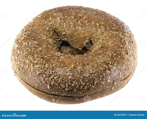 Whole Wheat Bagel stock image. Image of grain, breakfast - 5479357