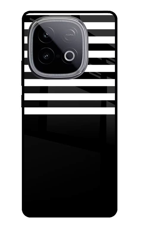 Buy Now Black and White Print Glass Case for iQOO Neo 10 Online | Casekaro