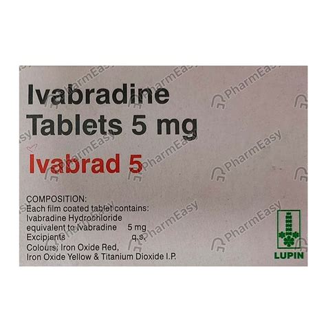 Ivabrad 5 MG Tablet (10): Uses, Side Effects, Price & Dosage | PharmEasy