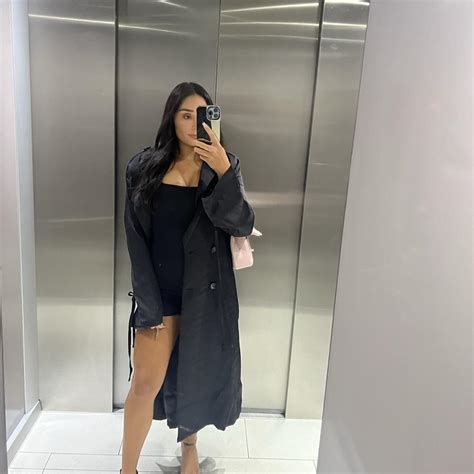 Shiny black Mac coat maxi length trench coat... - Depop