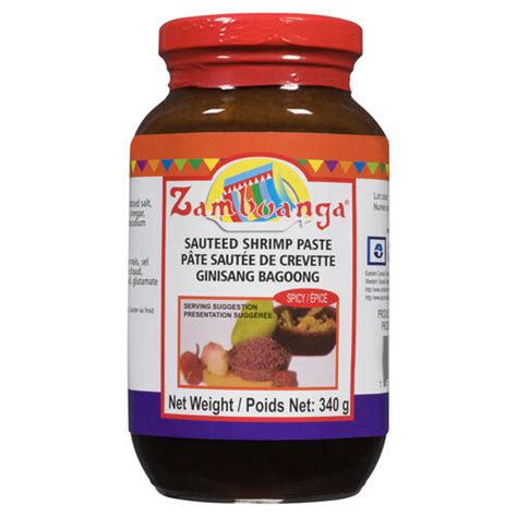 Buy Zamboanga Ginisang Bagoong Sauteed Shrimp Paste Spicy 340 g ...