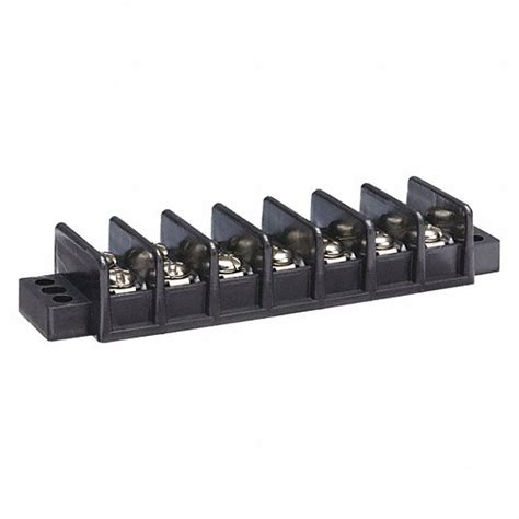 7 Poles, 22 AWG – 10 AWG For Wire Sizes, Barrier Terminal Strip - 6ZEJ2 ...