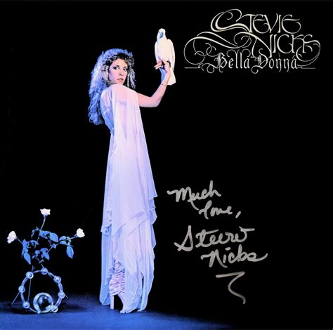 Stevie Nicks signed Bella Donna album