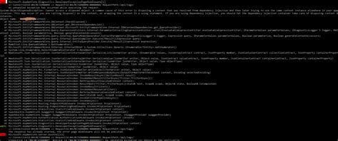 Image result for Cannot Access a Disposed Object