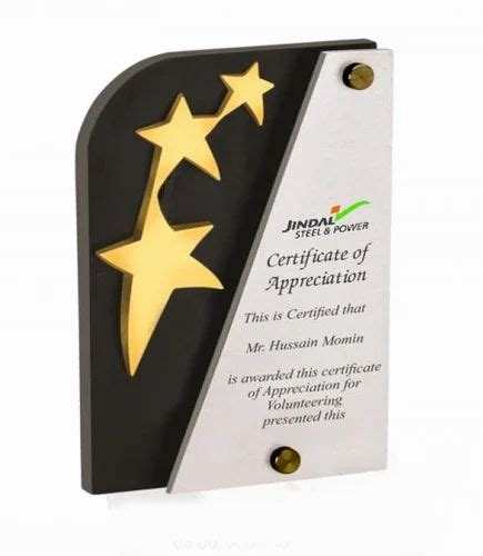 Employee Recognition Awards - Corporate Rising Star Wooden Plaque ...