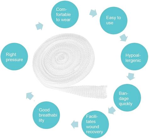 Buy Brrnoo Elastic Net Wound Dressing Bandage, Tubular Elastic Dressing ...
