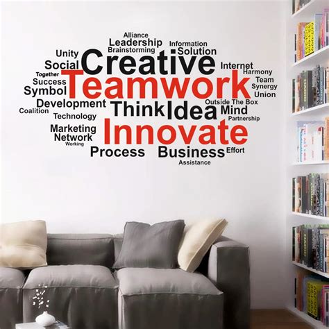 Akki World Motivational Wall Sticker - Office - Corporate - Business ...